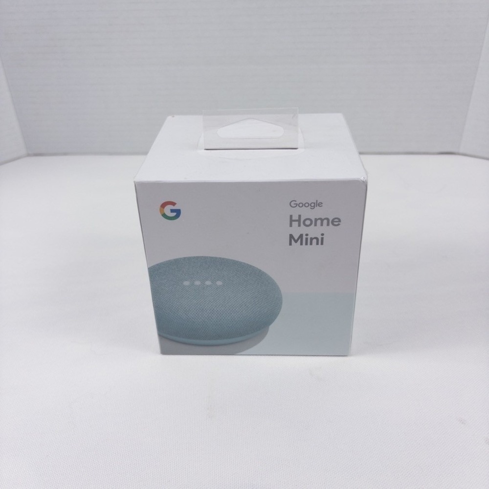 Google Home Mini Smart Speaker Aqua Blue GA00275-US Smart Home Tech